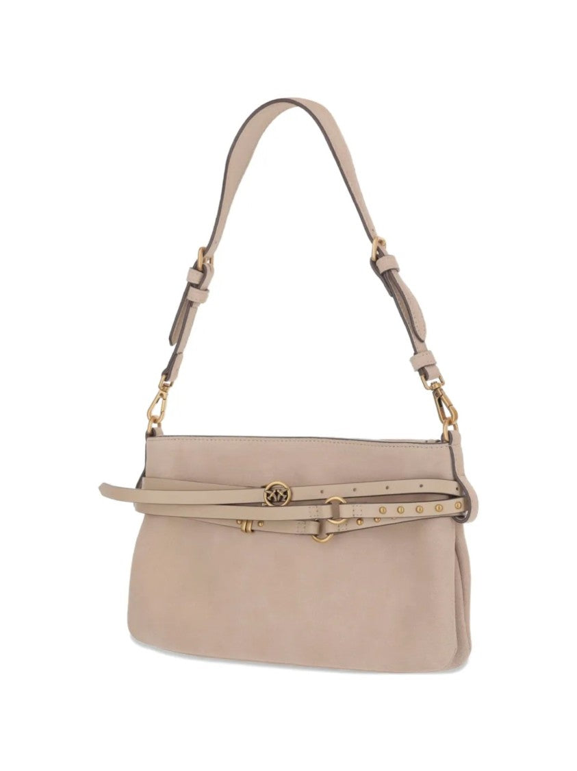 Pinko Belt Mini Oval Buckle Shoulder Bag