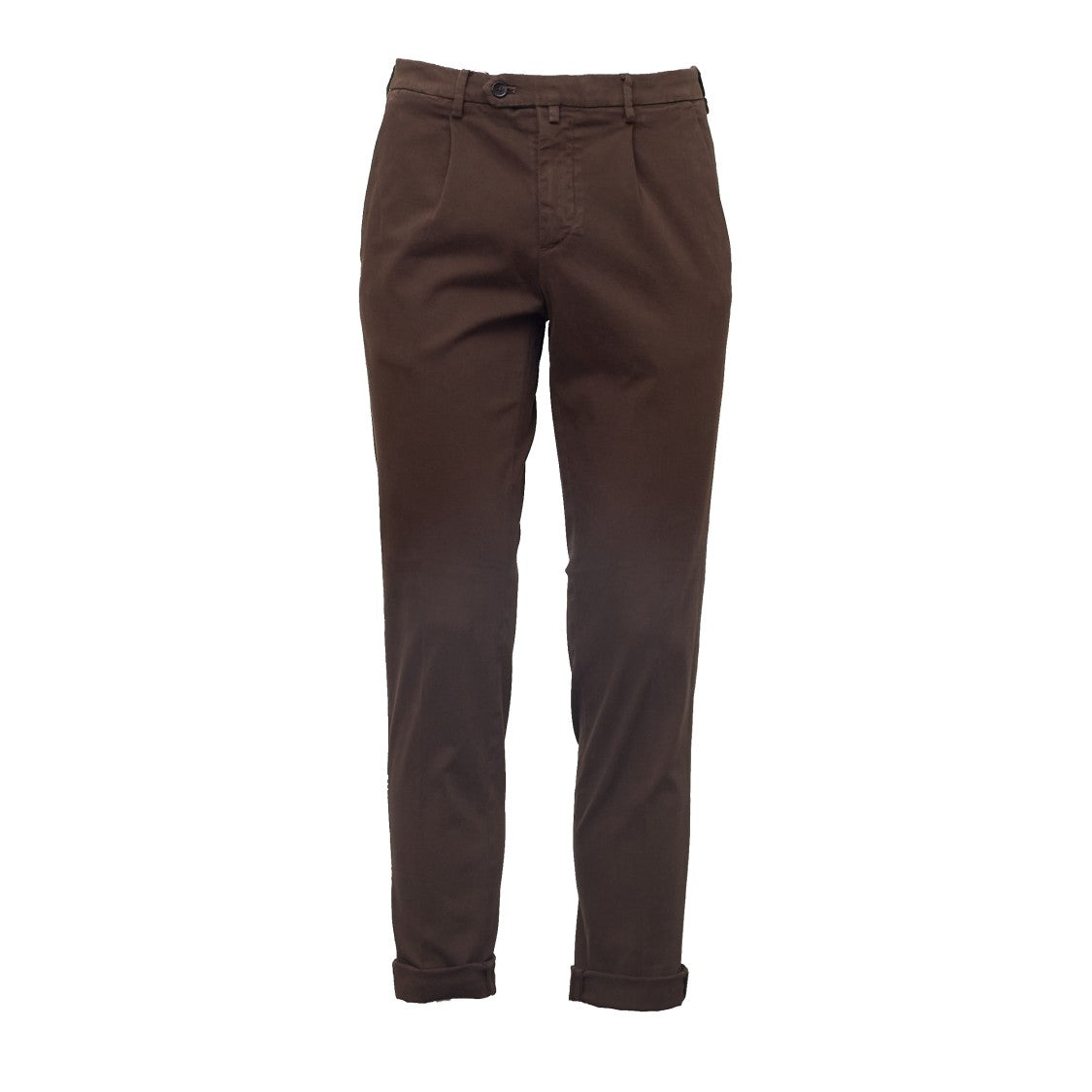Briglia 1949 Slim-Fit Trousers With Front Pleats And Smooth Finish