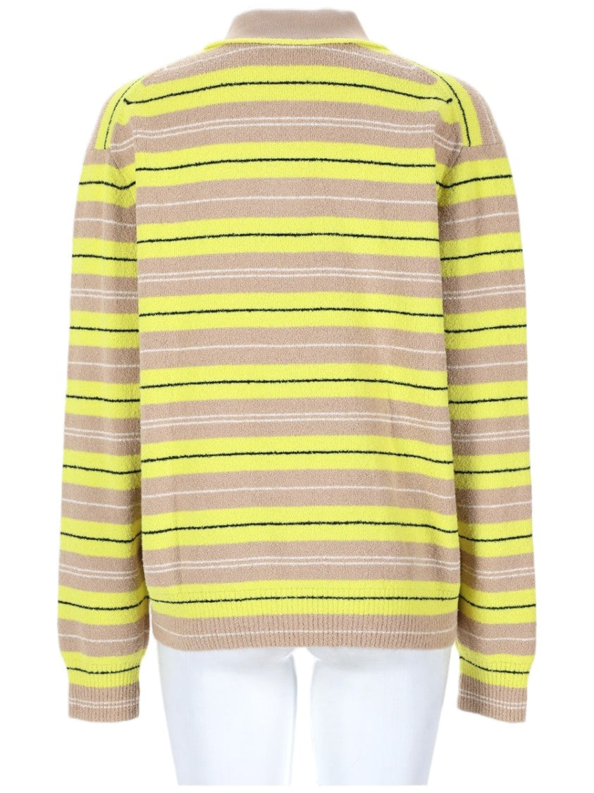 Paul Smith Rugby-Style Long-Sleeved Top In Textured Bouclé