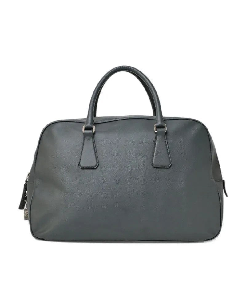 Prada Square Large Saffiano Shopper Bag - Grey