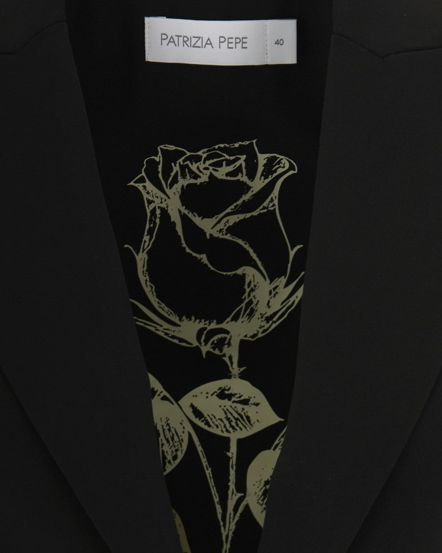 Patrizia Pepe Black Essential Jacket