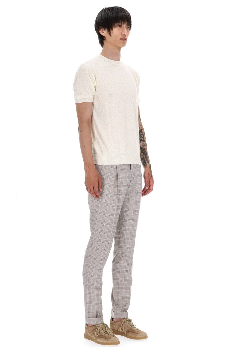 Drumohr Superlight Terry Cotton Crewneck T-Shirt