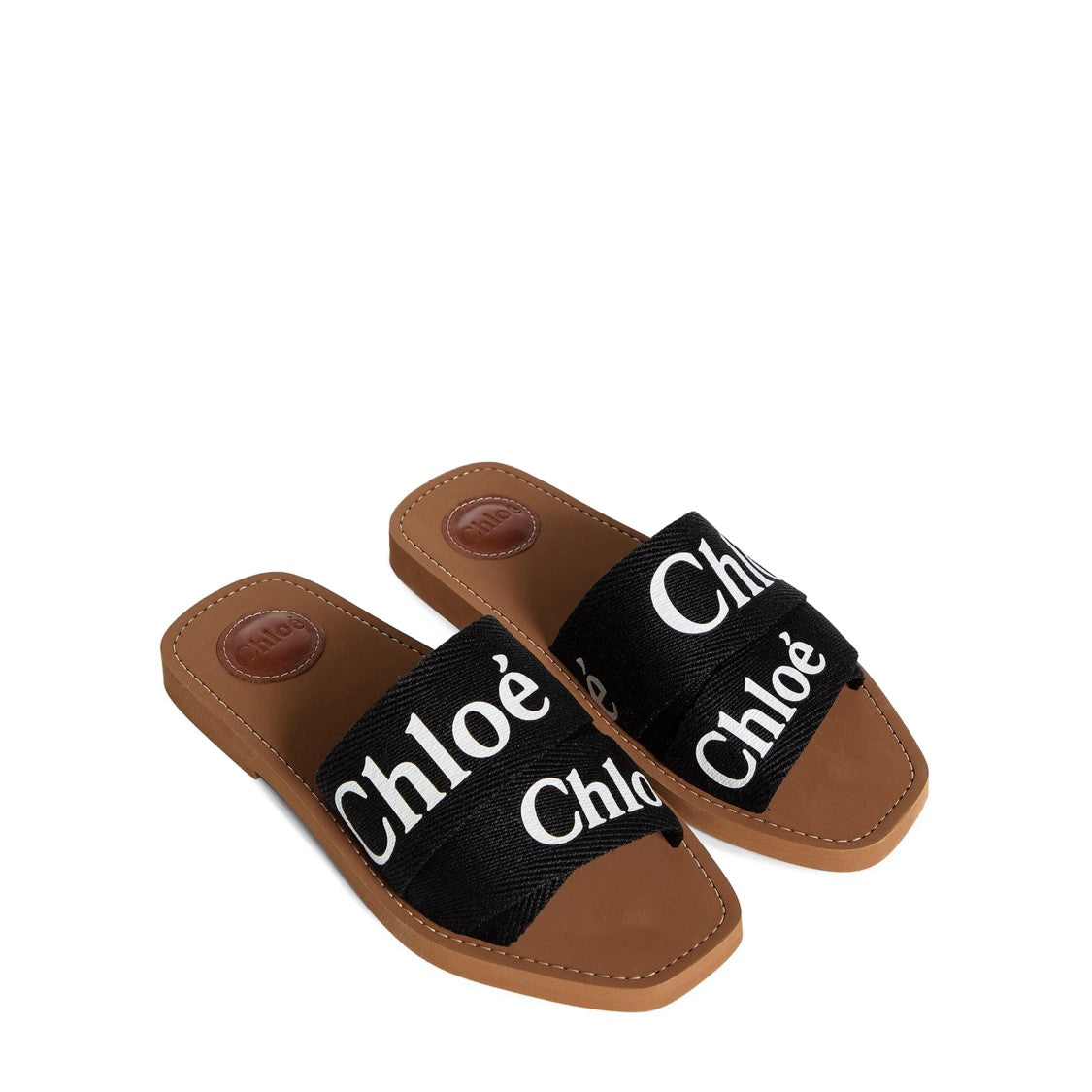 Chloé Woody Slides With Bold Logo And Comfortable Strap