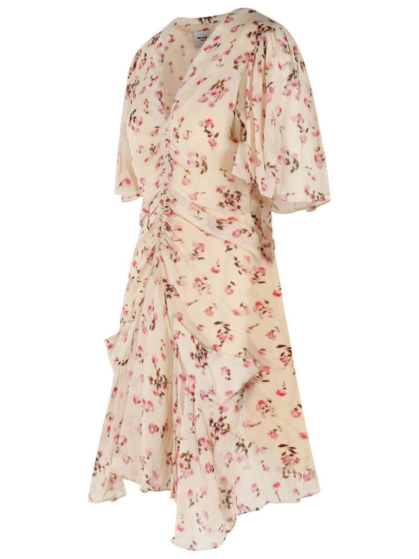 Isabel Marant Étoile 'Vivienne' Beige Viscose Dress