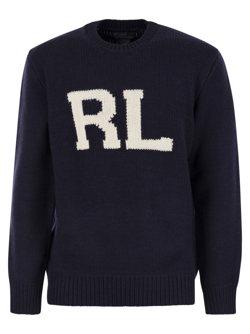 Polo Ralph Lauren Rl Wool Inlay Sweater