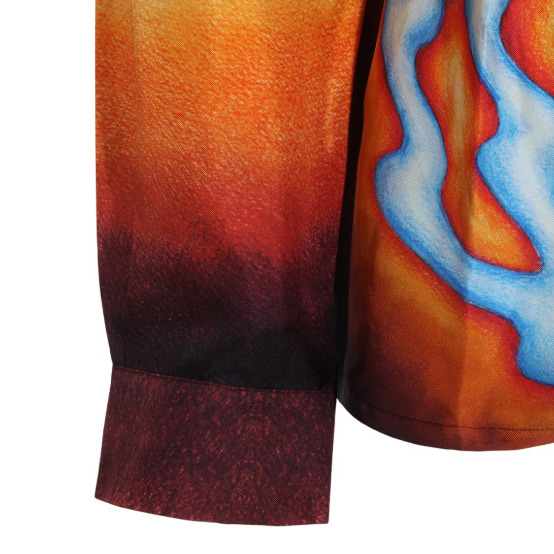 Casablanca Sunset Gradient Artistic Print Casual Shirt