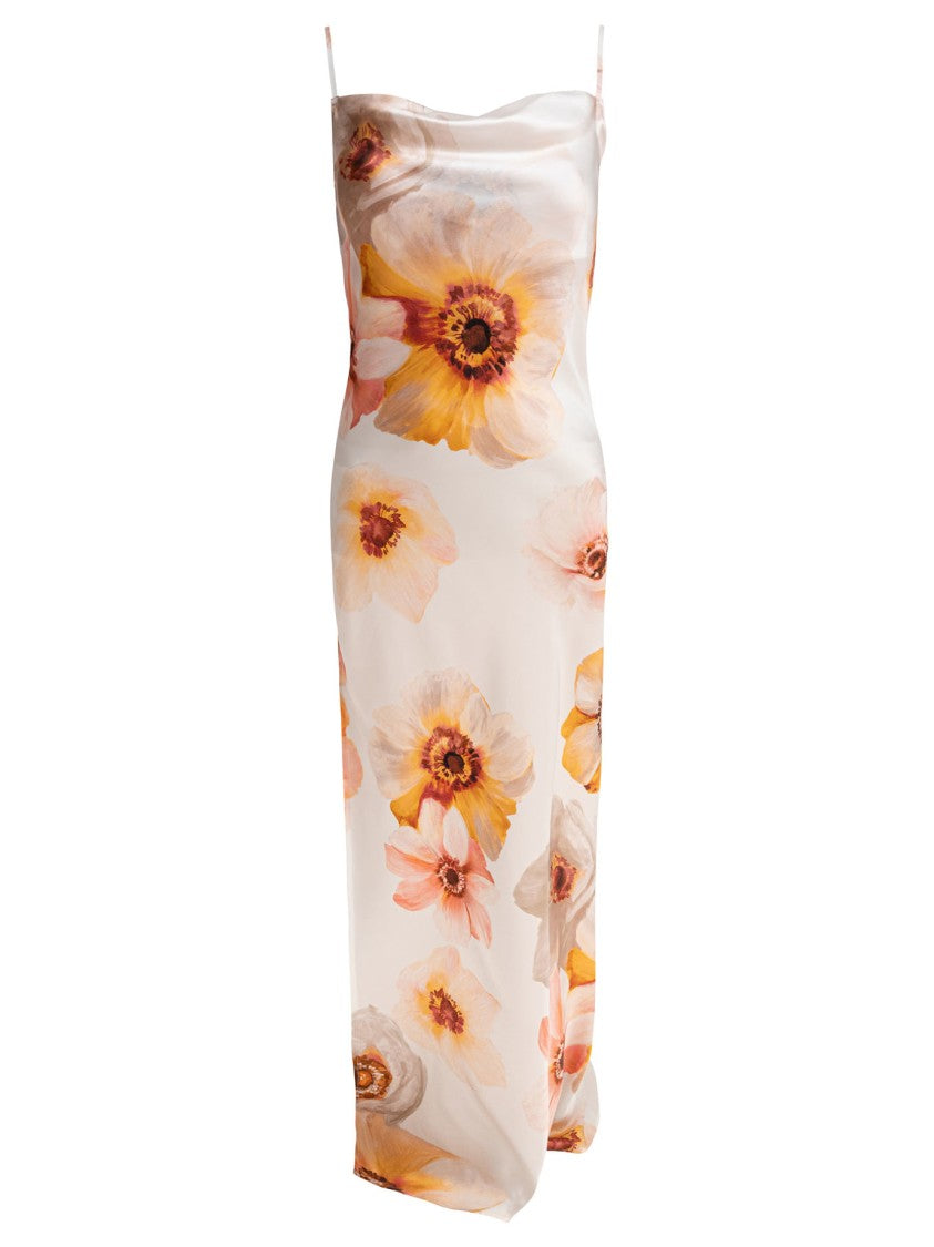Sleep No More Floral Maxi Dress With Spaghetti Straps
