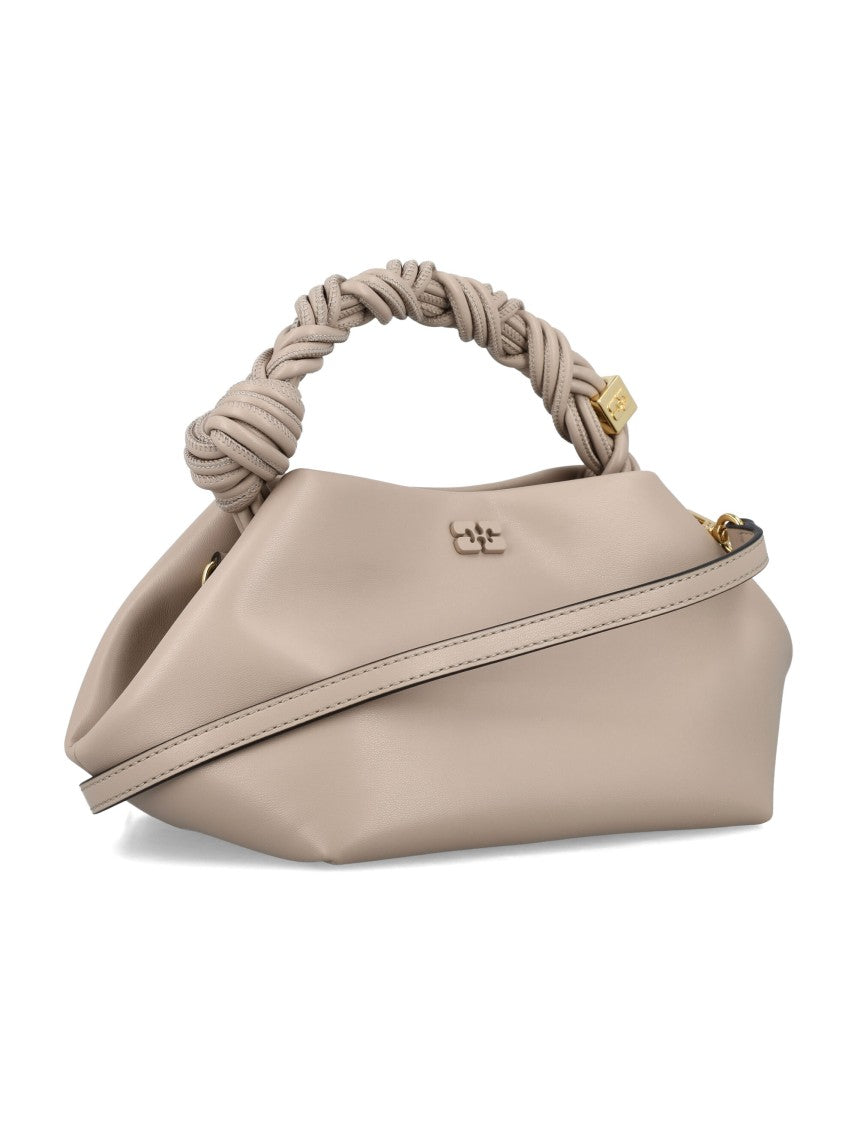 Ganni Small Bow Braided Bag