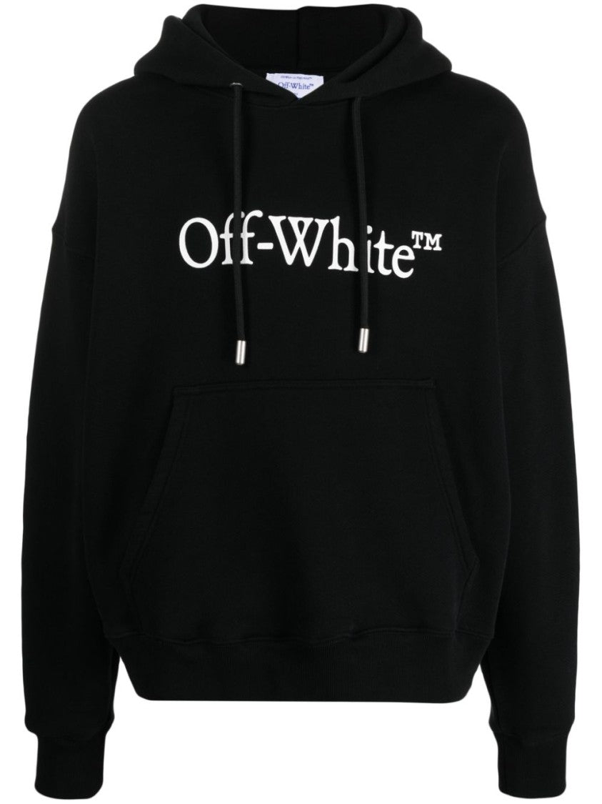 Off-White Relaxed Fit Black Hoodie