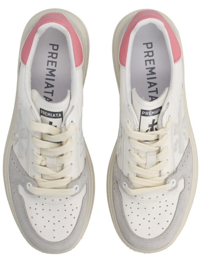 Premiata Quinnd 8214 Goat Leather Sneakers