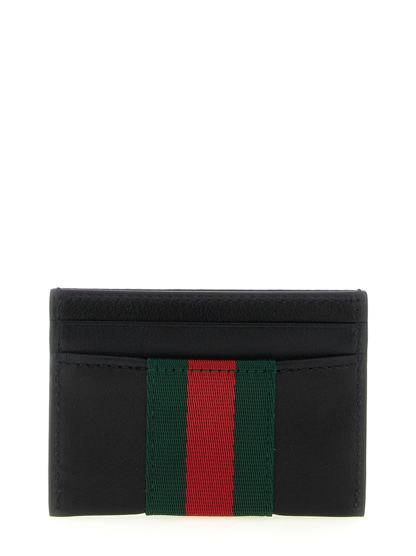 Gucci 'Web Trademark' Card Holder