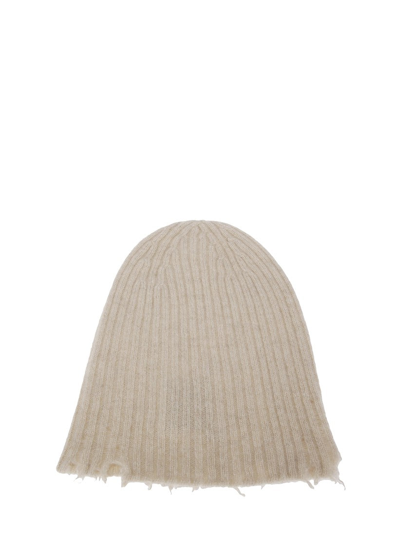Uma Wang Ribbed Knit Cashmere Hat