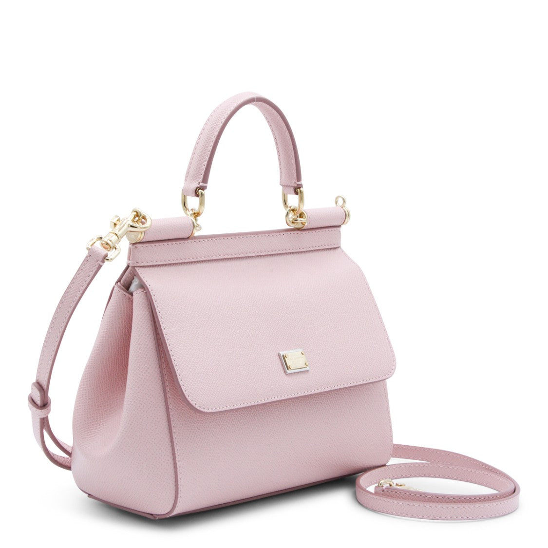 Dolce & Gabbana Sicily Small Leather Top Handle Bag