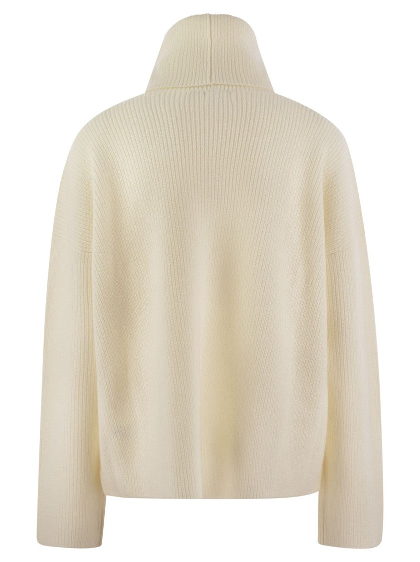 Fabiana Filippi Boxy Turtleneck Sweater