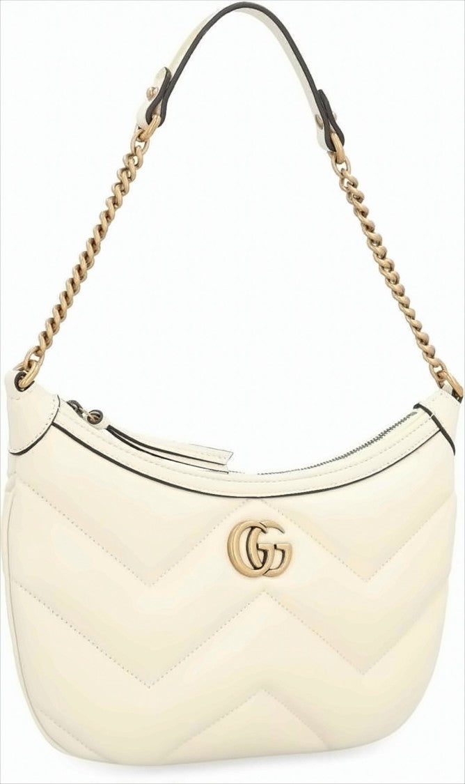 Gucci Chevron Quilted Leather Shoulder Bag