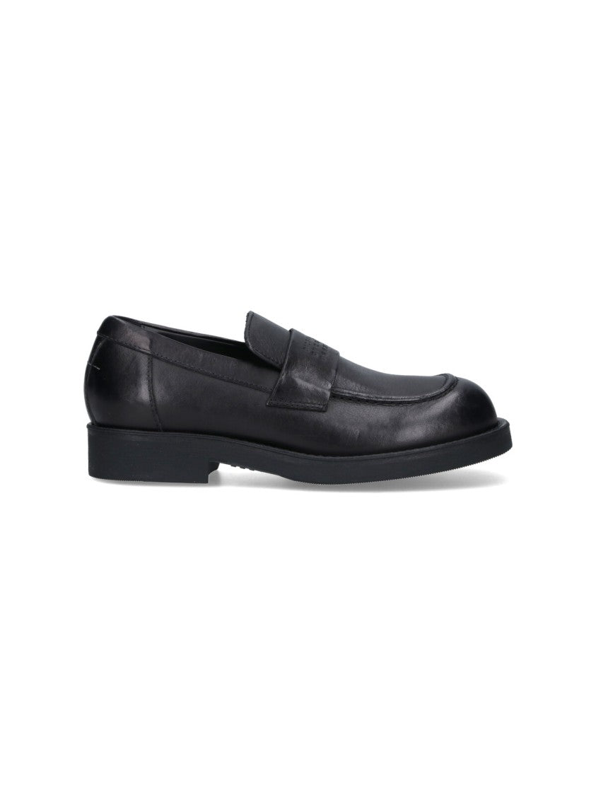 Mm6 By Maison Margiela Slip-On Moccasins – Black