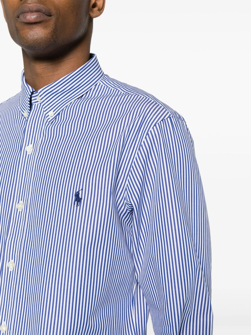 Polo Ralph Lauren Tailored Striped Blue Shirt