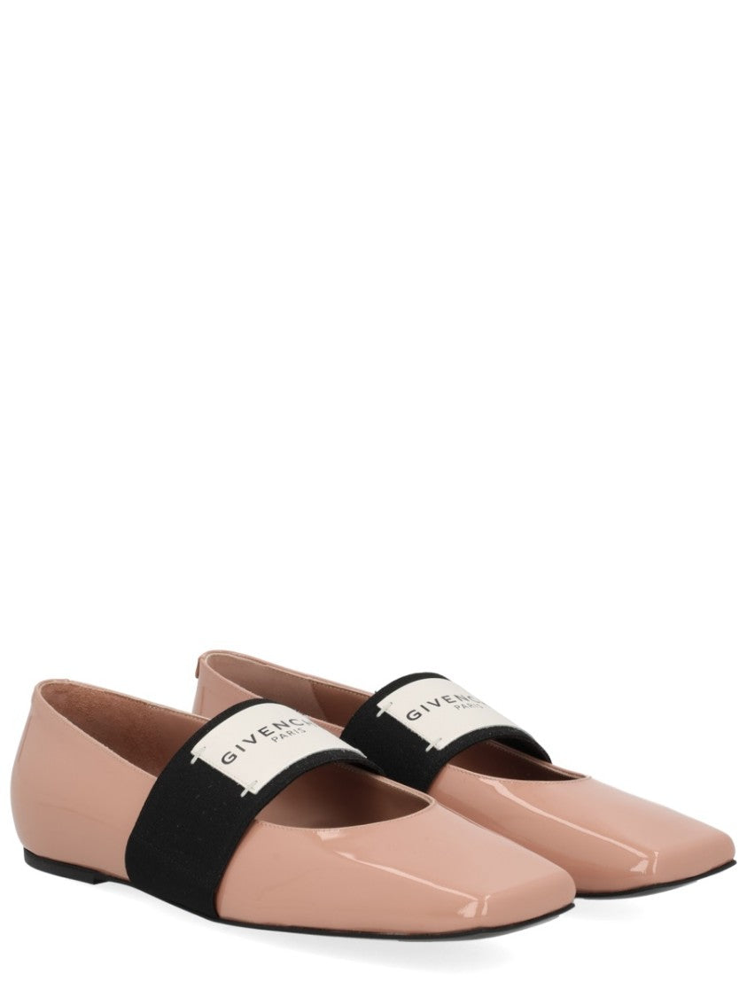 Givenchy Pink Glossy Pointed Flats