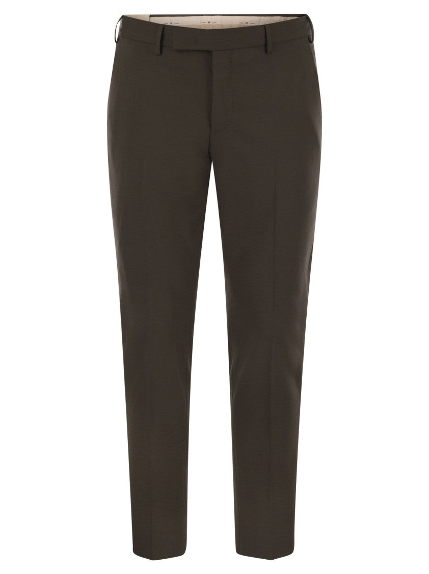 Pt Torino Dieci - Stretch Virgin Wool Trousers