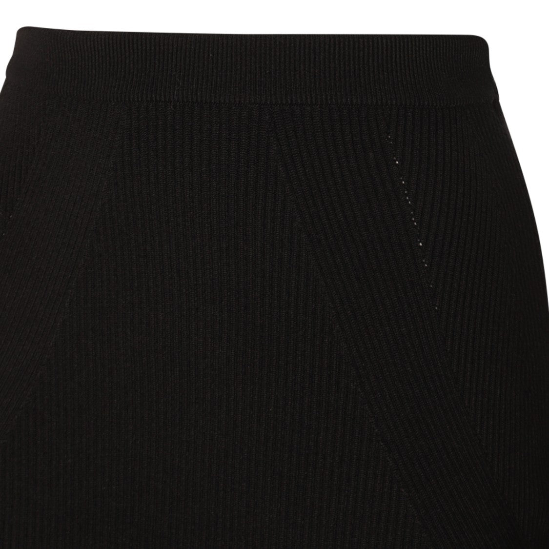 Alexander Mcqueen Pencil Skirt With Ottoman Rib And High Waist Design