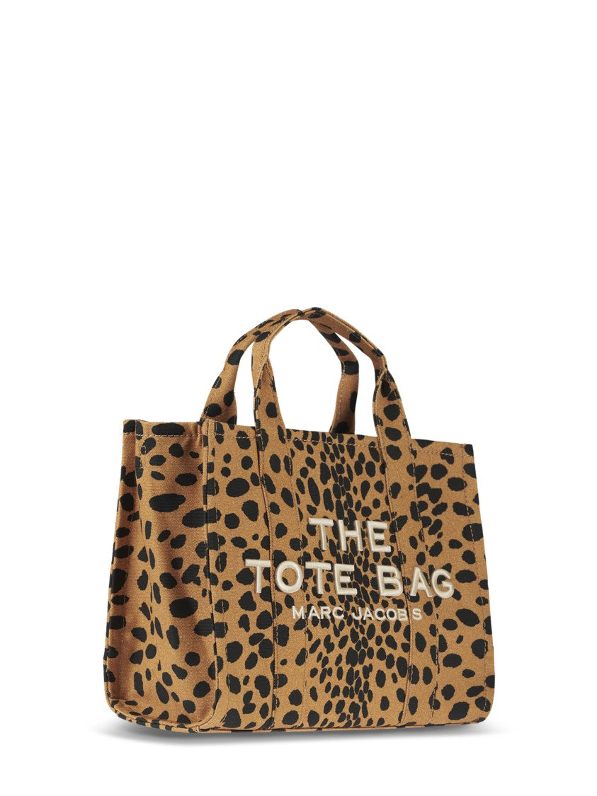 Marc Jacobs Structured Medium Tote With Playful Leopard Print