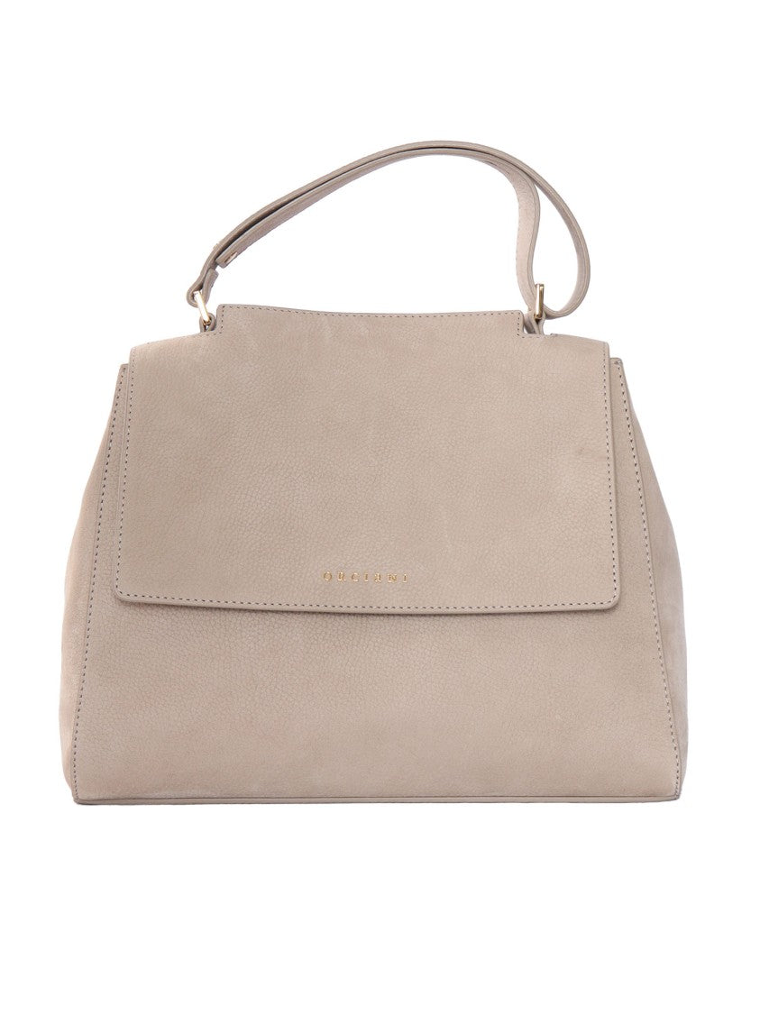 Claudio Orciani Structured Handbag In Smooth Calf Leather