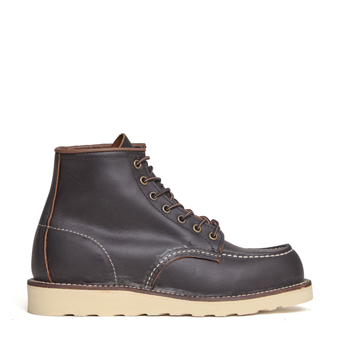 Red Wing Classic Black Prairie Leather 6-Inch Boots