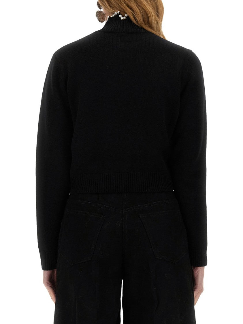 Nina Ricci Cropped Turtleneck Shirt