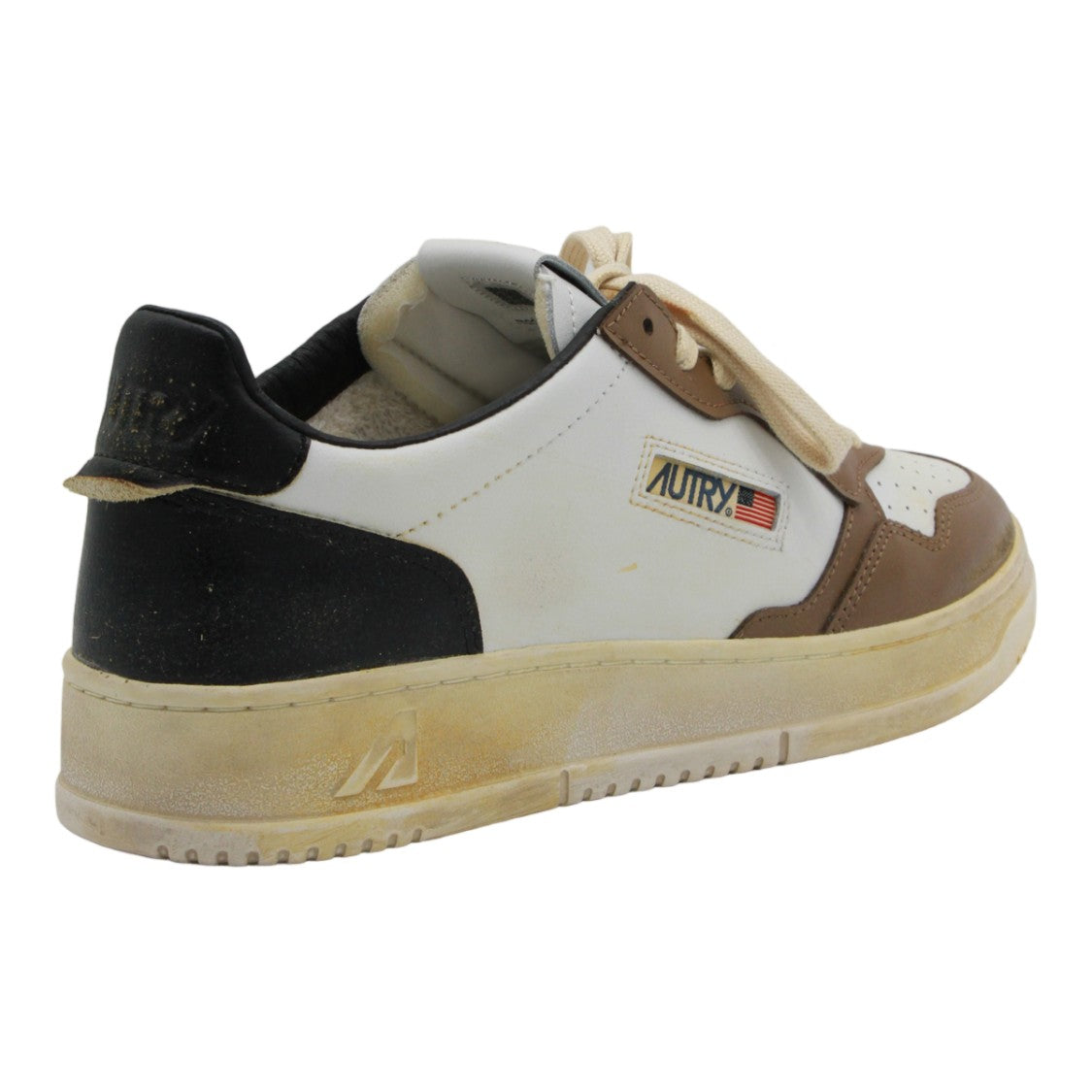 Autry Vintage Perforated Detail Sneakers