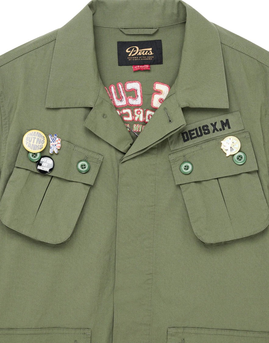 Deus Ex Machina Pine Green Power Overshirt