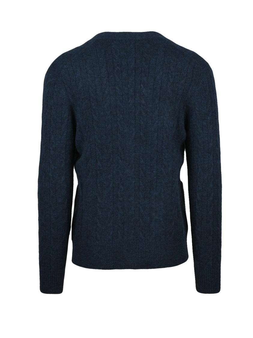 Ballantyne Alpaca-Wool Cardigan