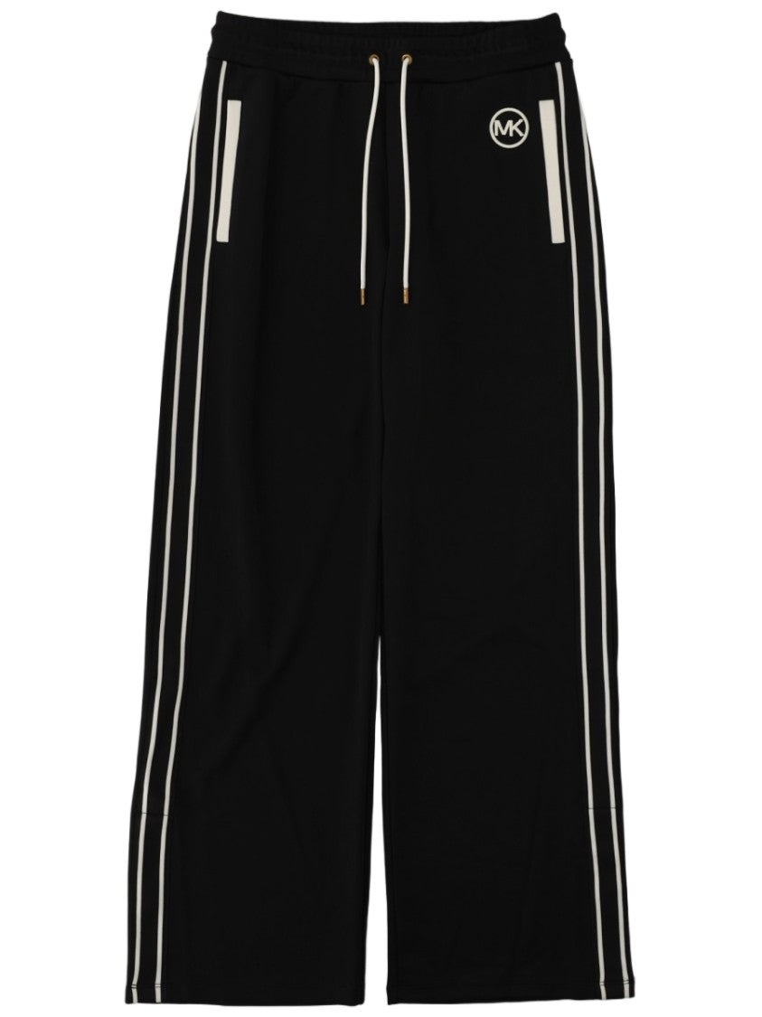 Michael Michael Kors Wide-Leg Jogging Pants In Smooth Technical Fabric