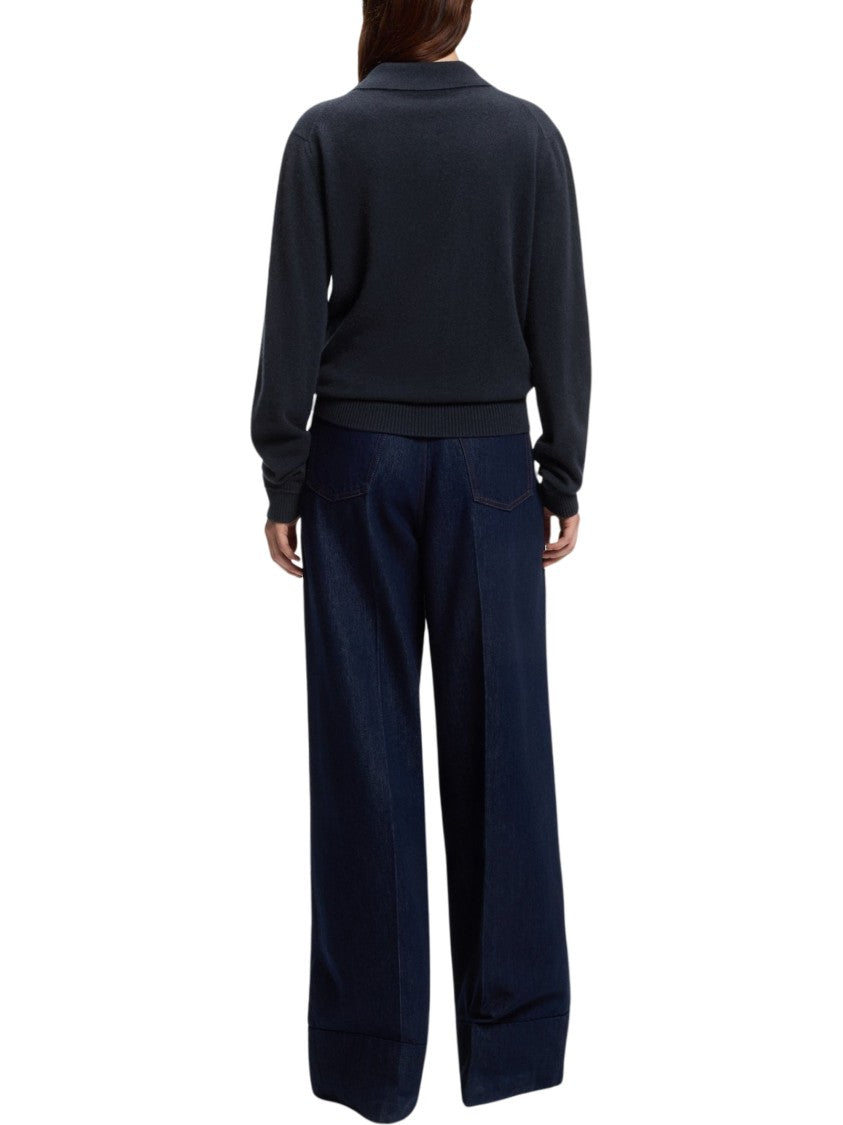 Boss Pure Cashmere Polo Sweater