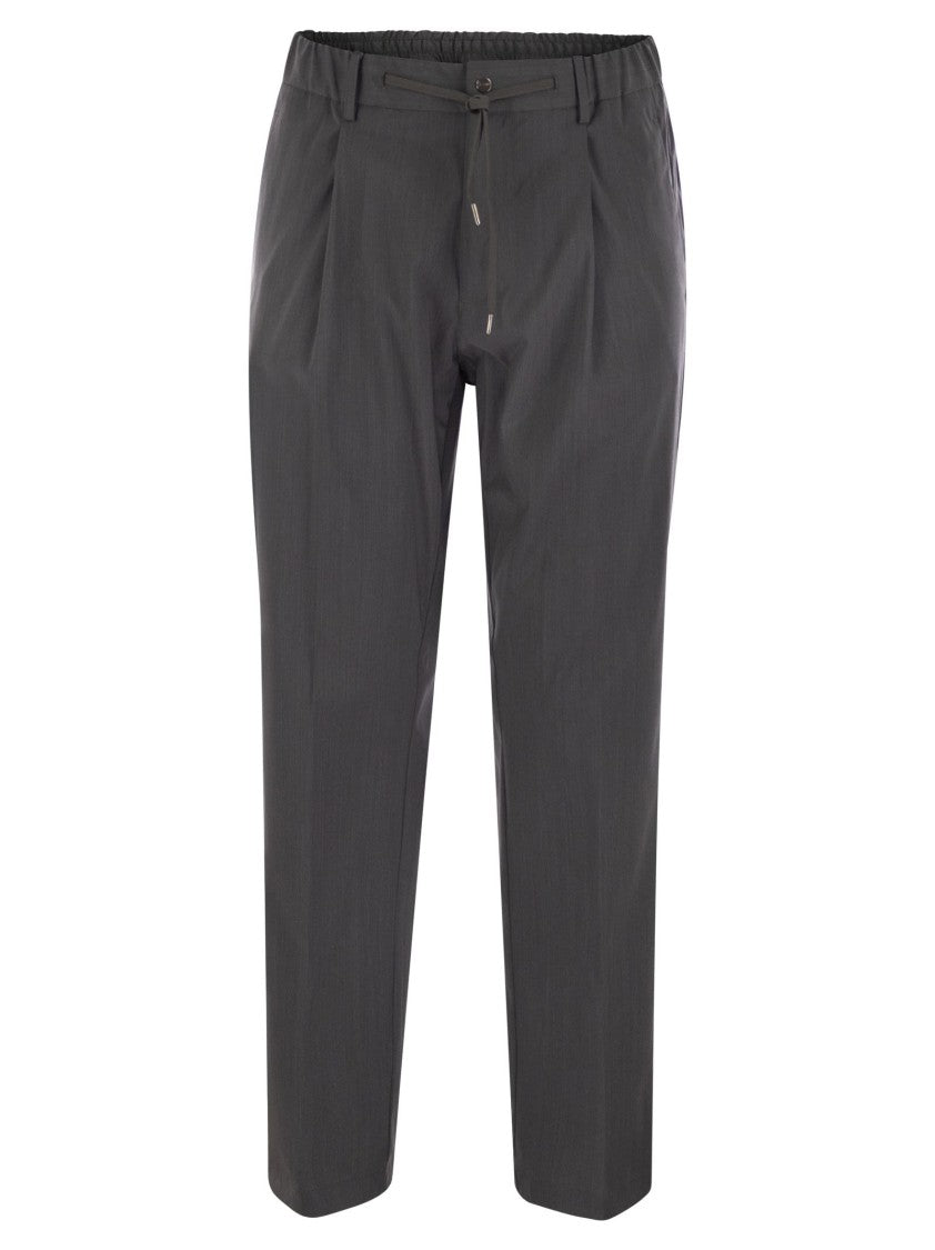 Herno Technical Wool Trousers