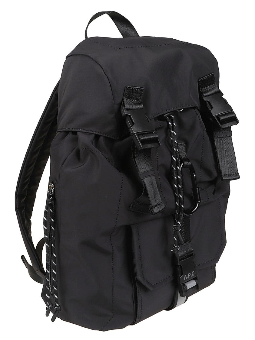 A.P.C. Trek 2.0 Black Polyamide Backpack