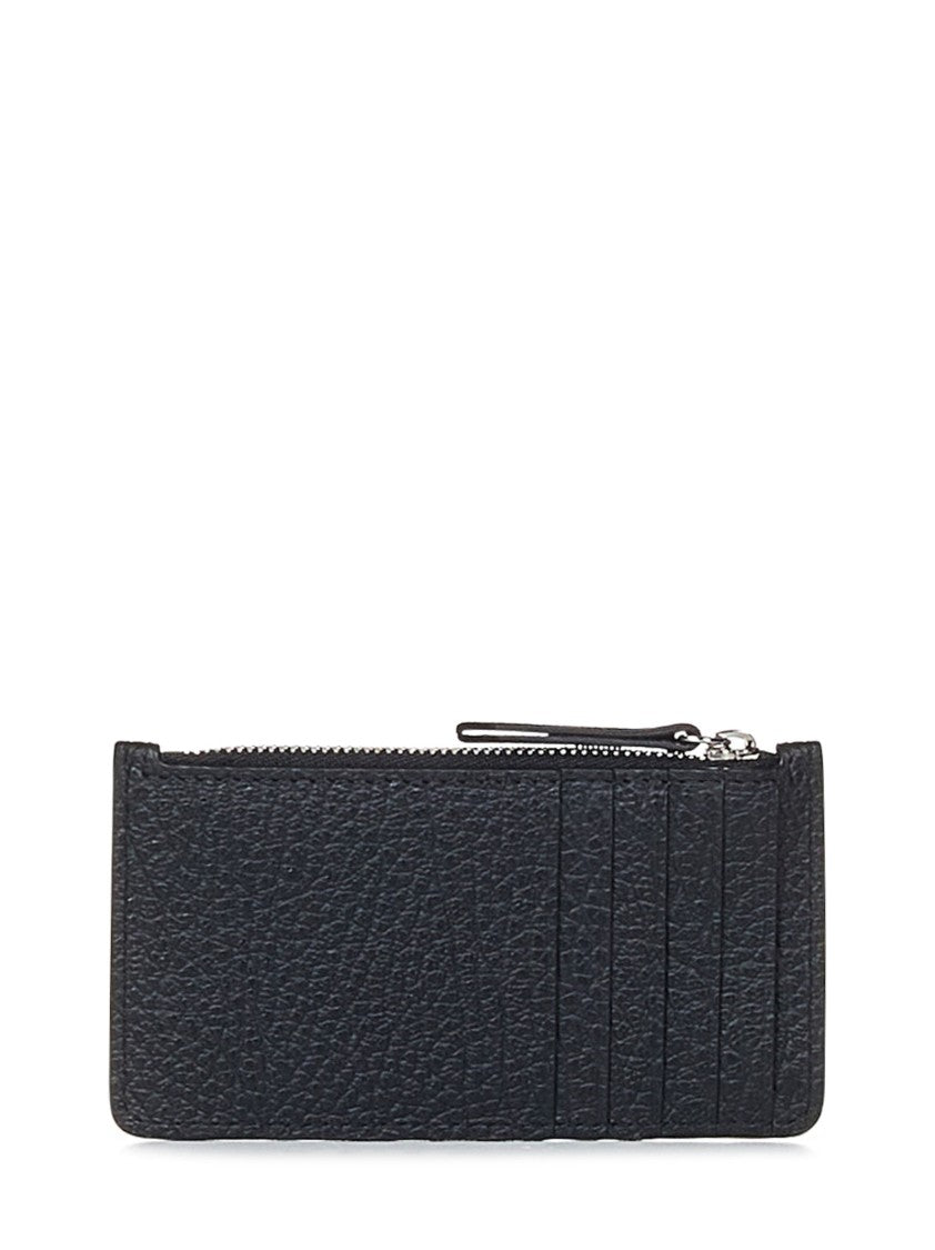 Maison Margiela Black Textured Leather Wallet