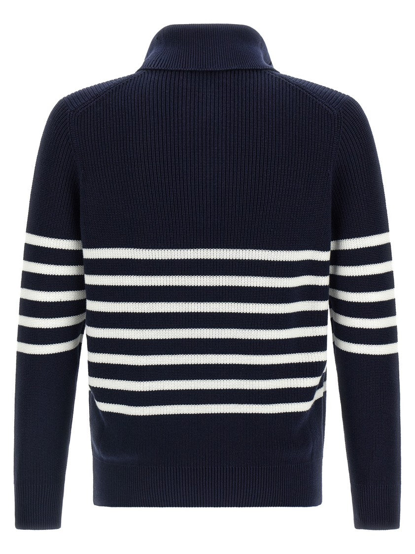 Brunello Cucinelli English Half-Ribbed Sweater