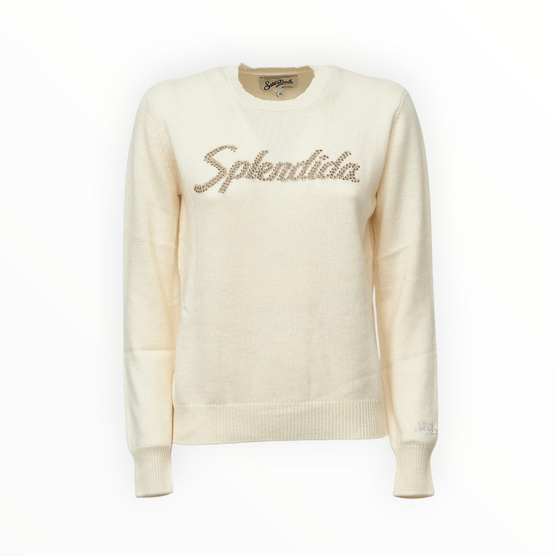 Mc2 Saint Barth New Queen Splendida Rhinestone Sweater