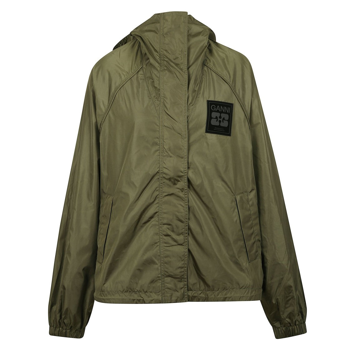 Ganni Solid-Colour Windbreaker