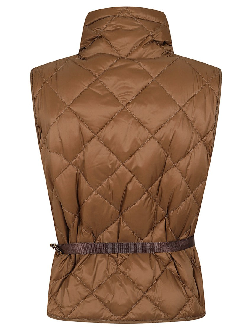Max Mara Iridescent Nylon Canvas Down Jacket