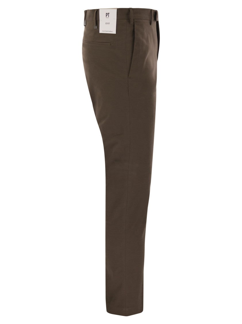 Pt Torino Dieci - Cotton Trousers