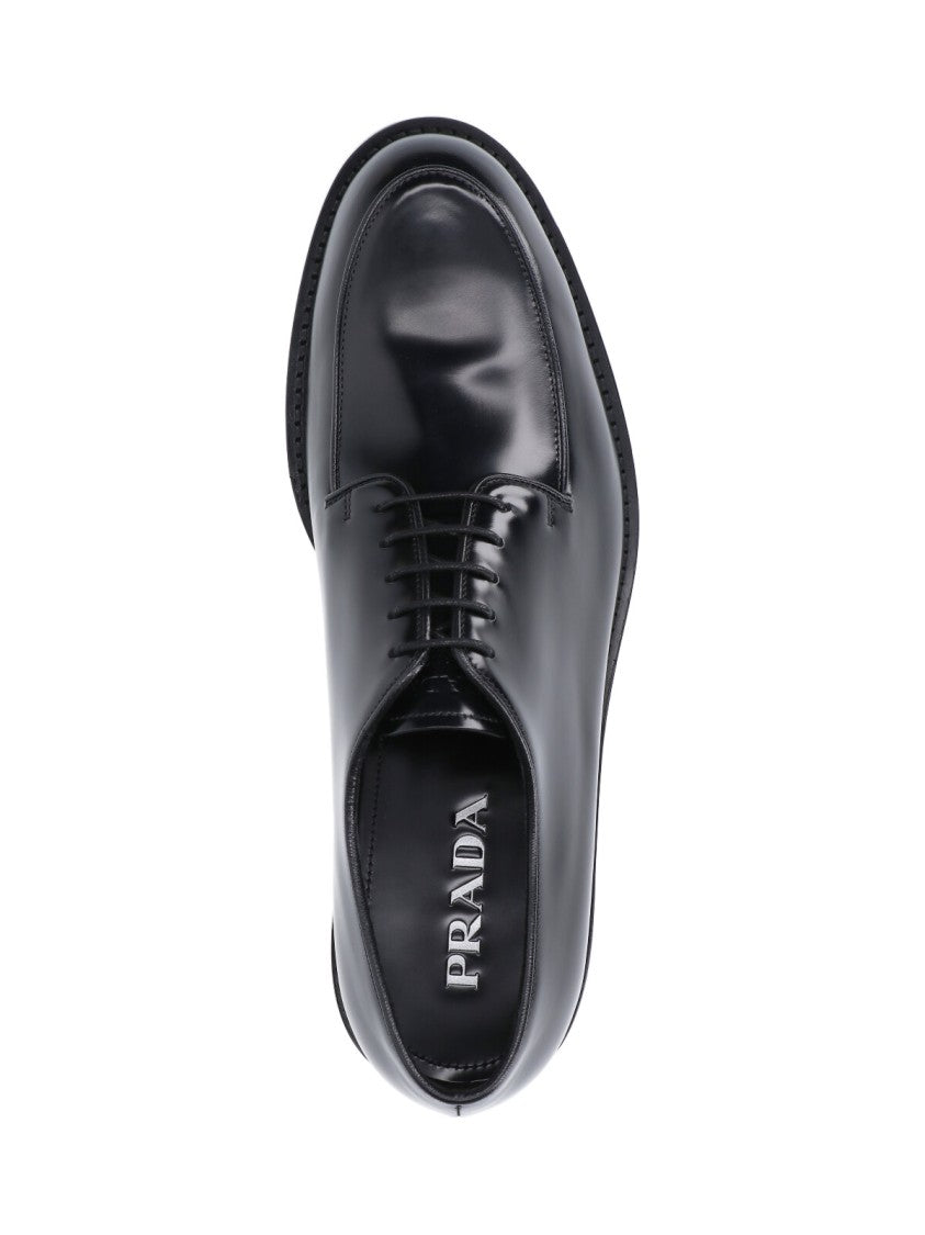 Prada Classic Derby Shoes – Black