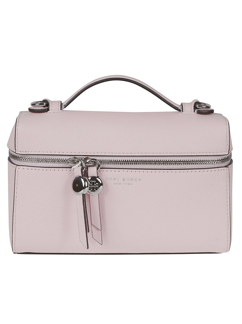 Tory Burch Pink Leather Double-Zip Mini Bag