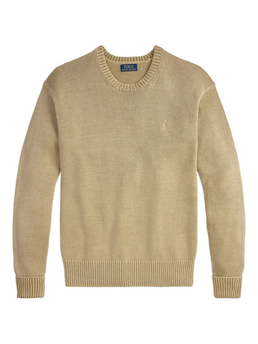 Polo Ralph Lauren Classic Crew Neck Sweater With Embroidered Logo