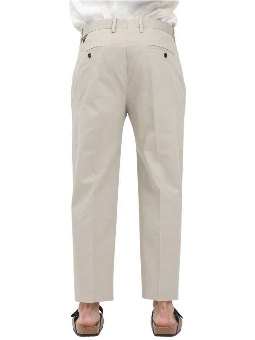 Golden Craft 1957 Beige Stretch Cotton Pants
