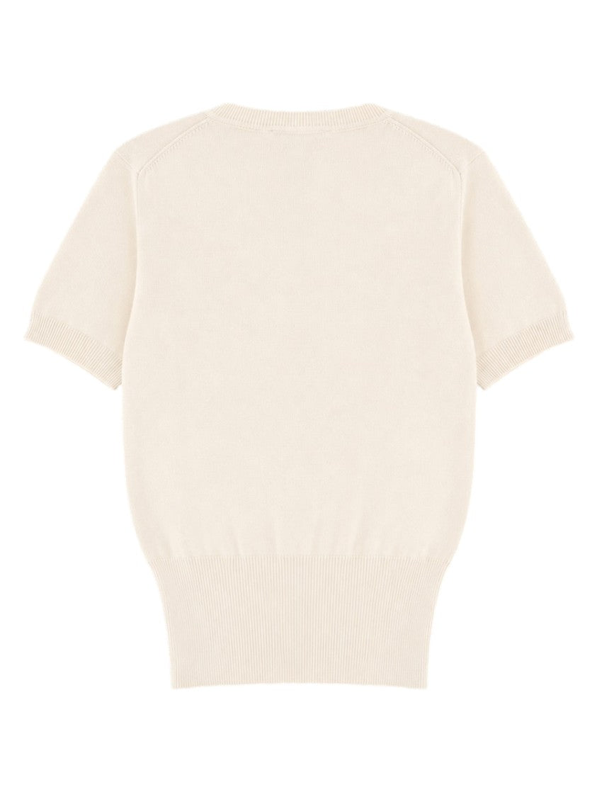 Vivienne Westwood Knit Fitted Ribbed Cotton-Cashmere Top