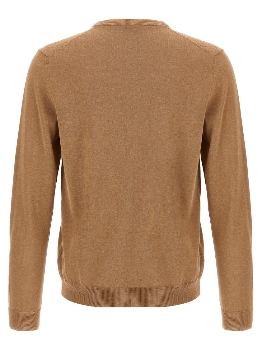 Zanone Cotton Sweater With Classic Crew Neck