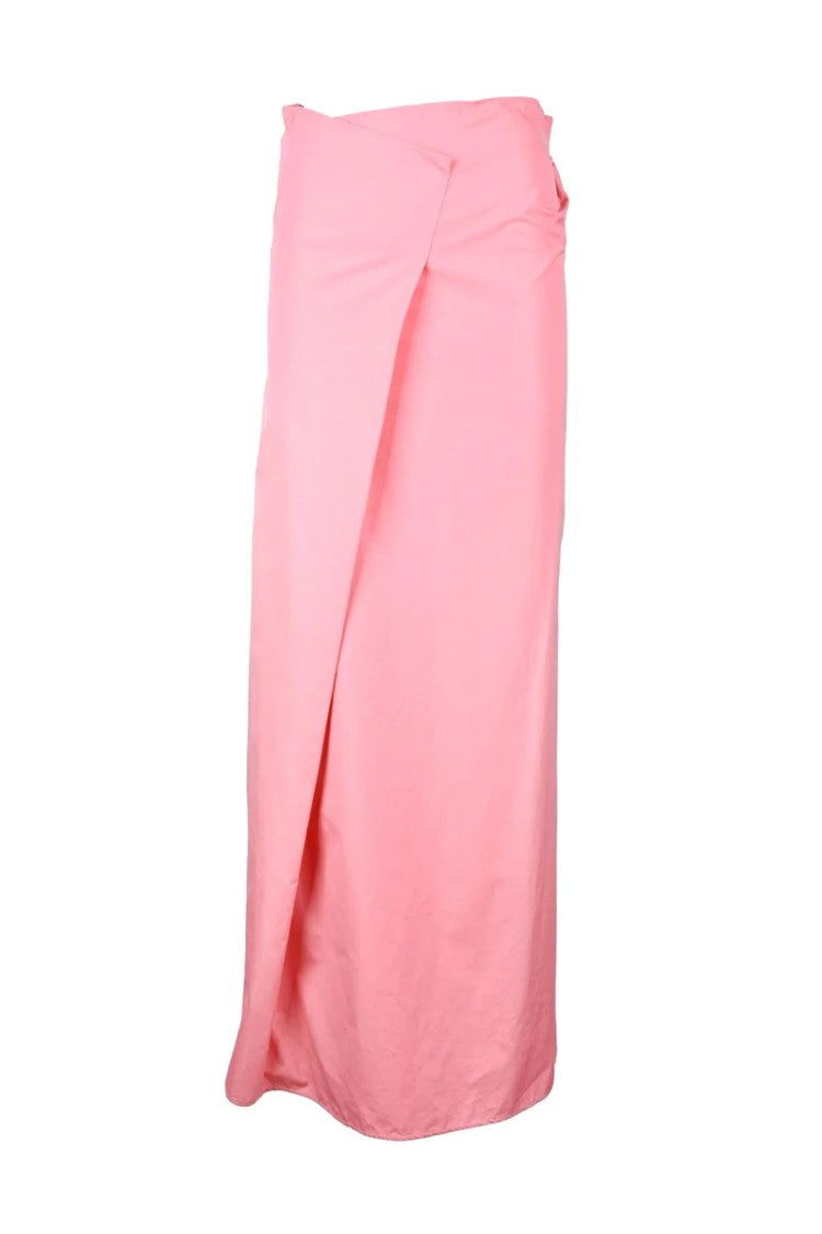 Collection Privee? Long Cotton Skirt - Pink