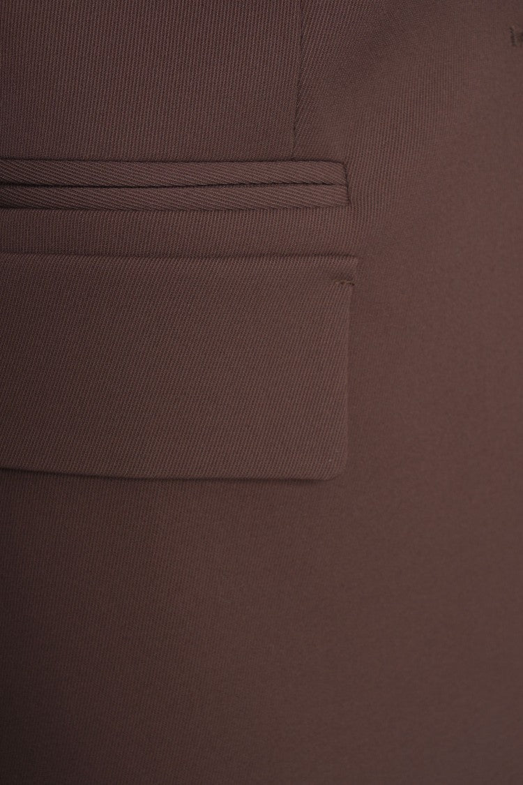 Elisabetta Franchi Tailored Single-Button Blazer With Flap Pockets