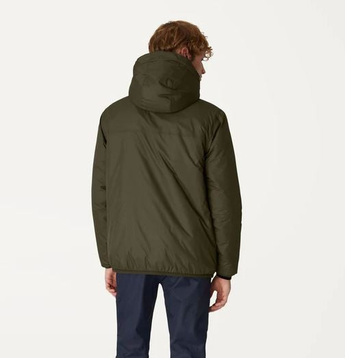 K-Way Orsetto Green Jacket With Heat Taped Seams